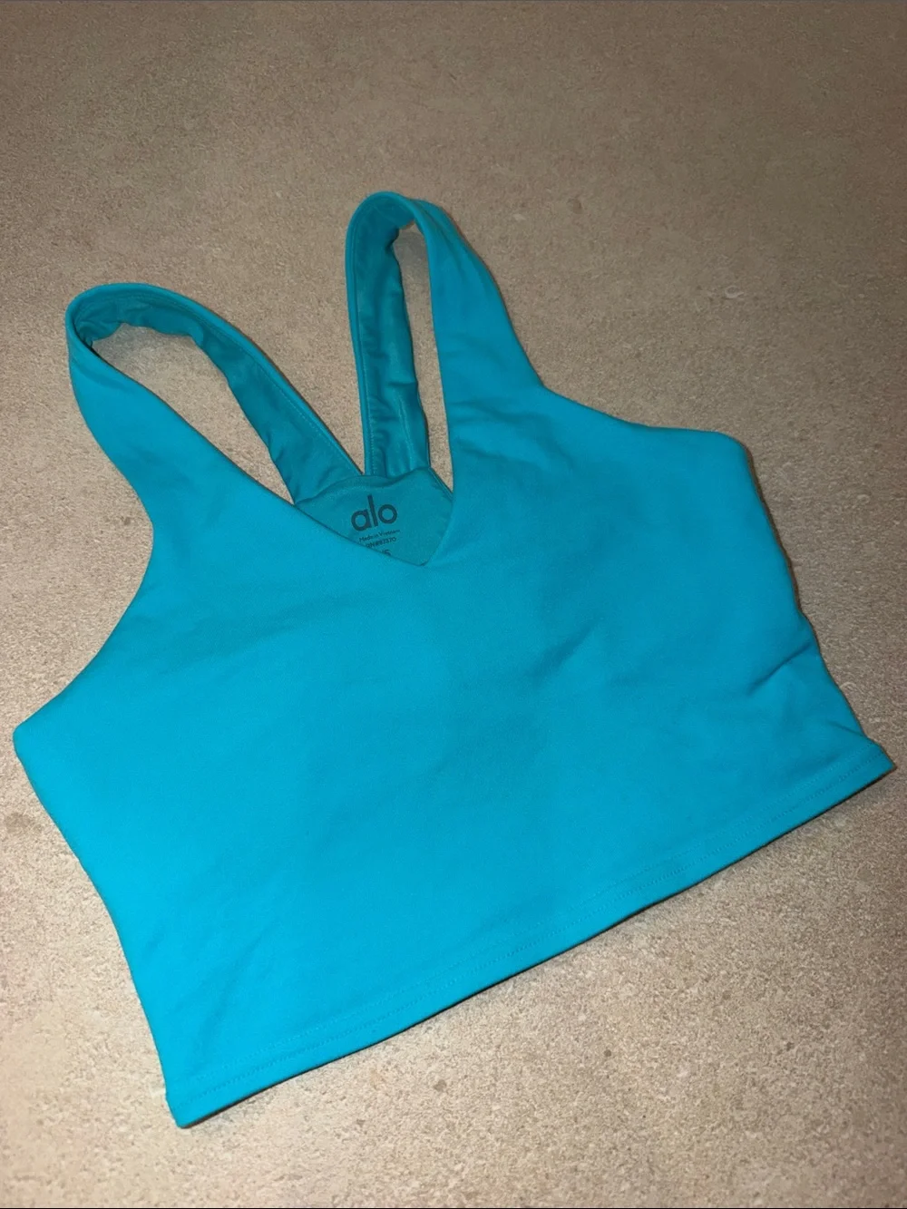 ALO Yoga Teal Blue Sports Bra